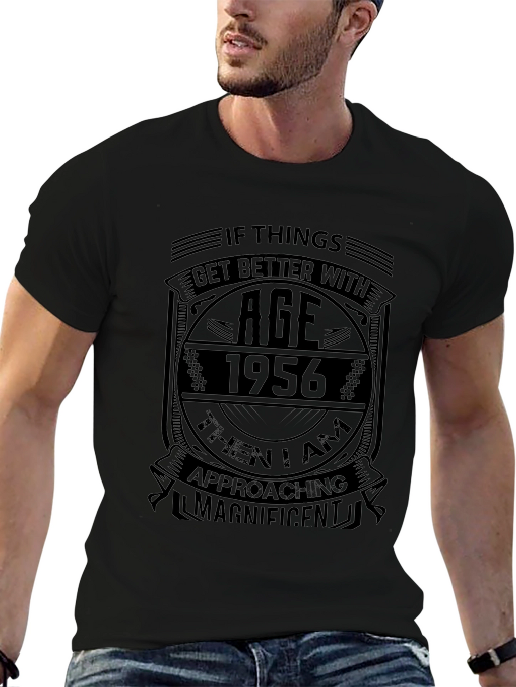 1956 Birthday T-Shirt: Aged to Magnificent Perfection