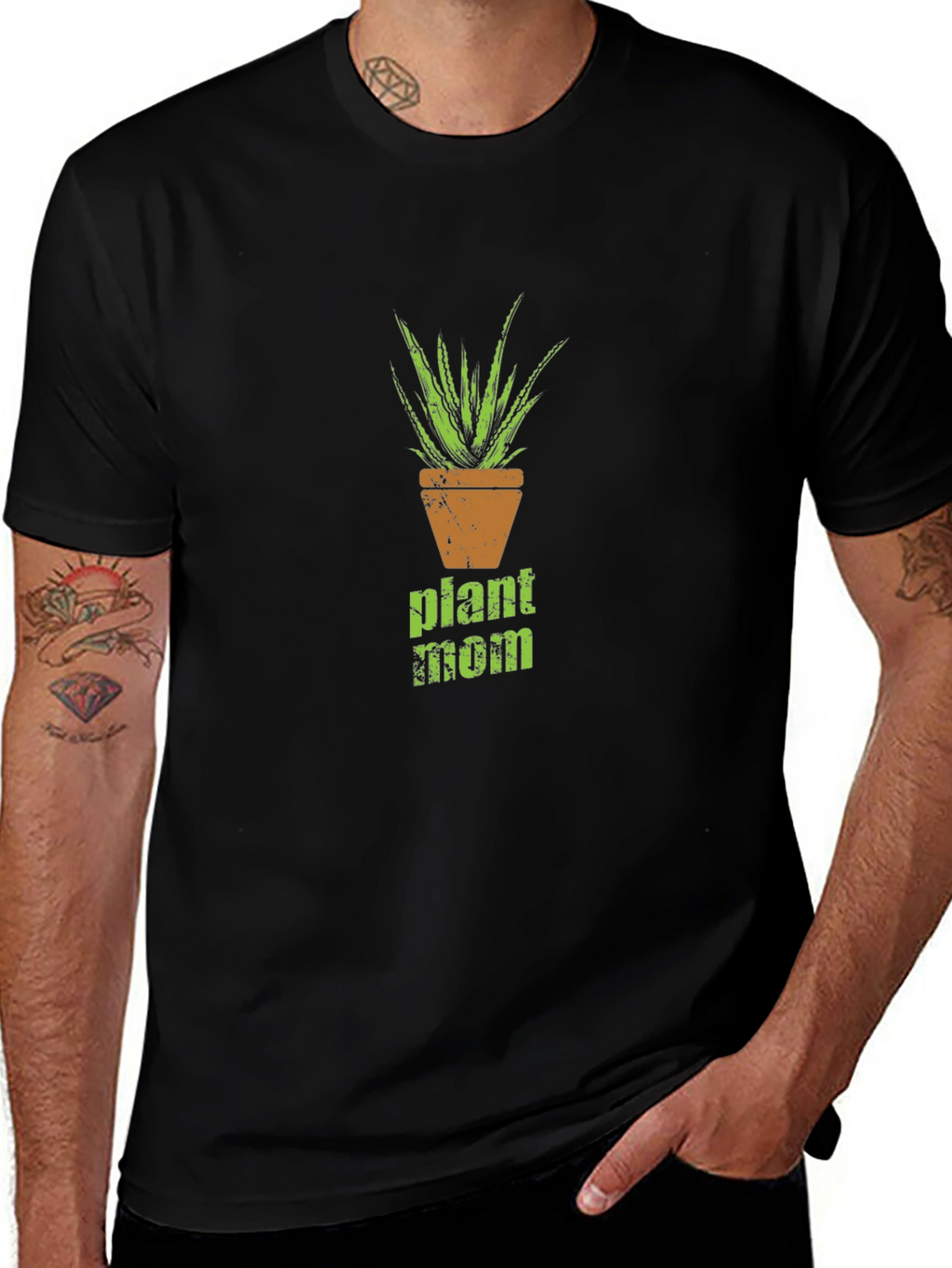 Plant Mom Graphic Tee - Black T-Shirt