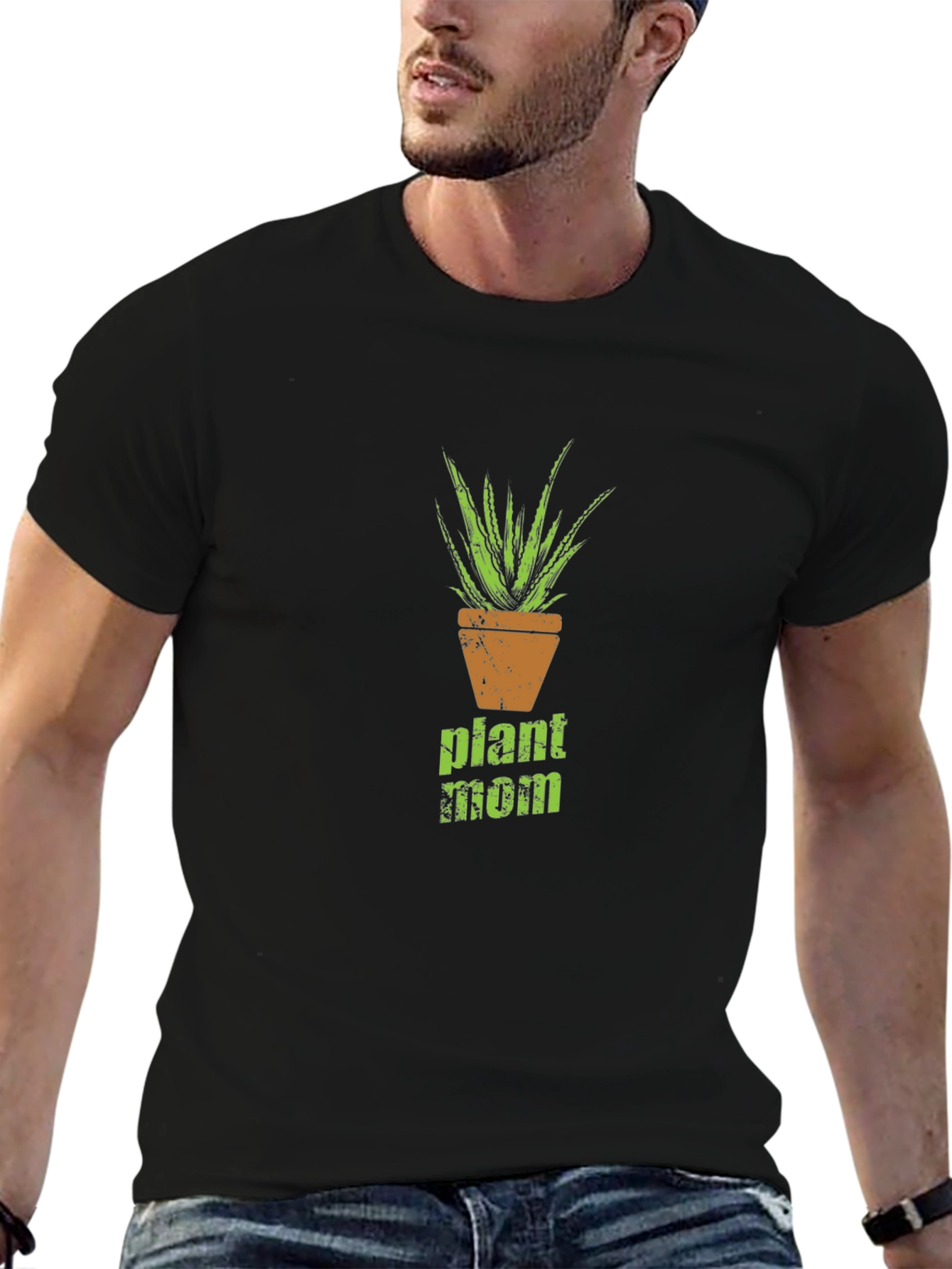 Plant Mom Graphic Tee - Black T-Shirt
