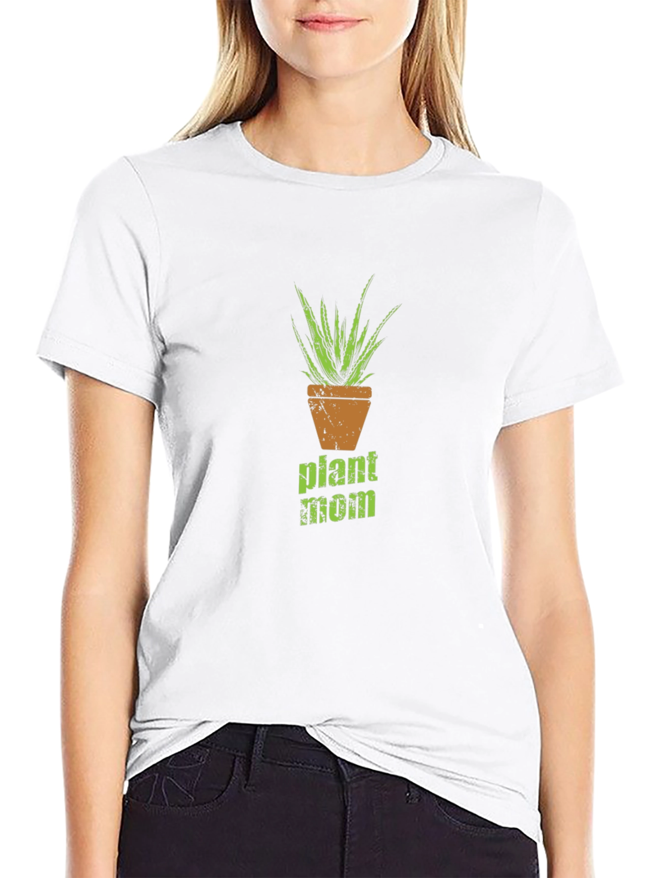 Plant Mom Graphic Tee - Black T-Shirt