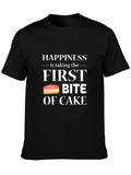 Happiness is First Bite of Cake T-Shirt