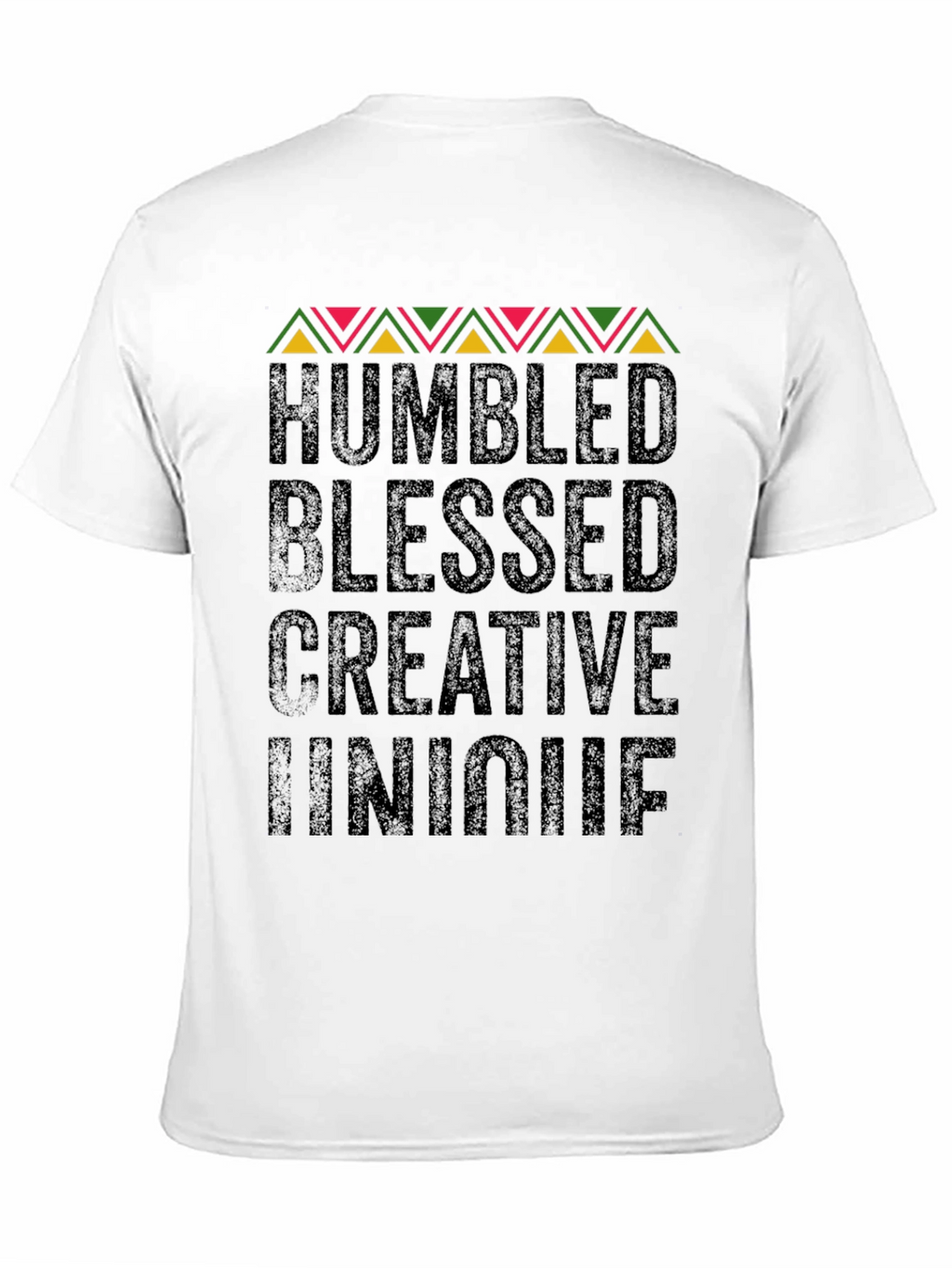 Humbled Blessed Creative Unique Black Graphic Tee