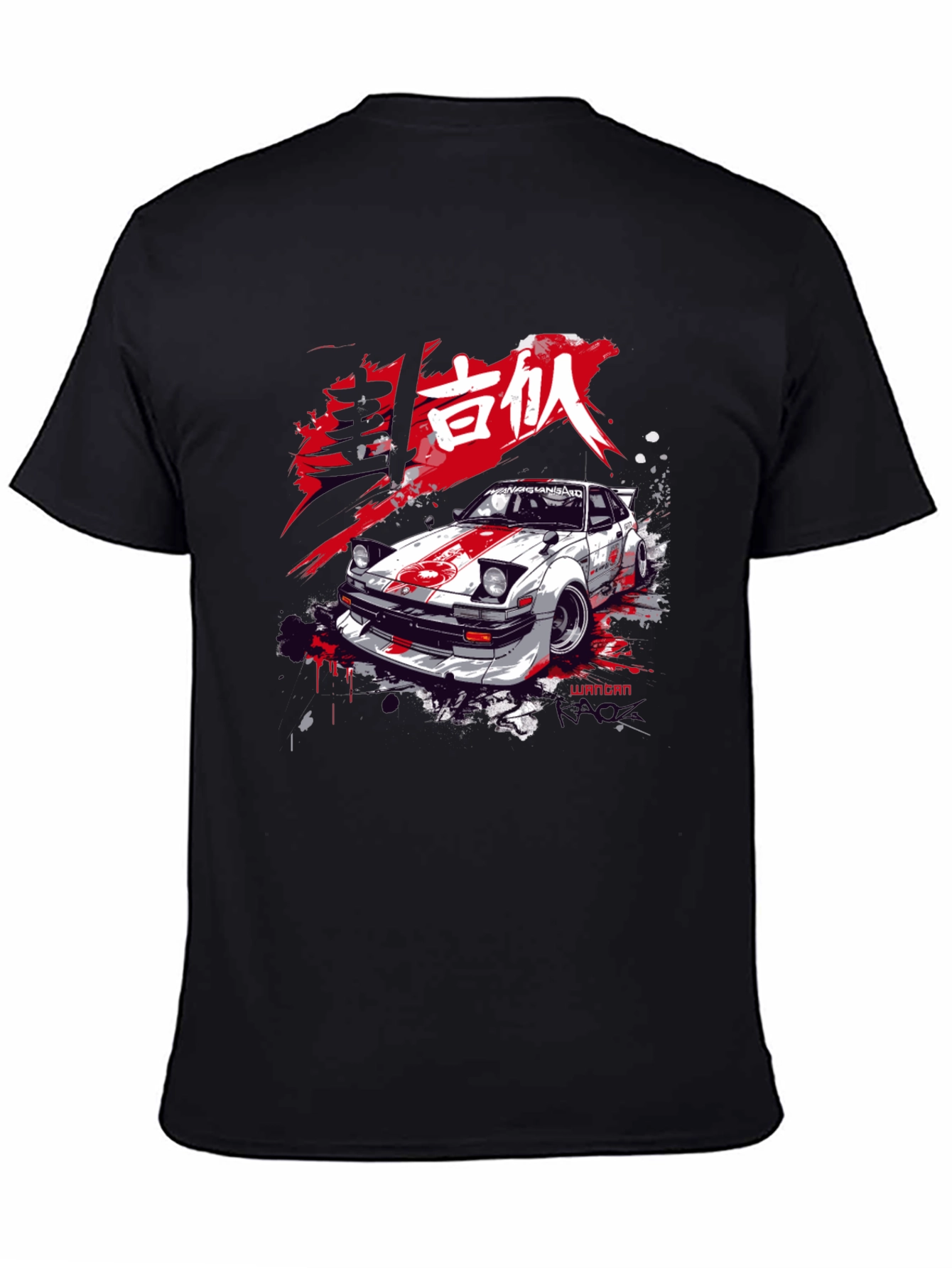 JDM Car Graphic Tee - Black