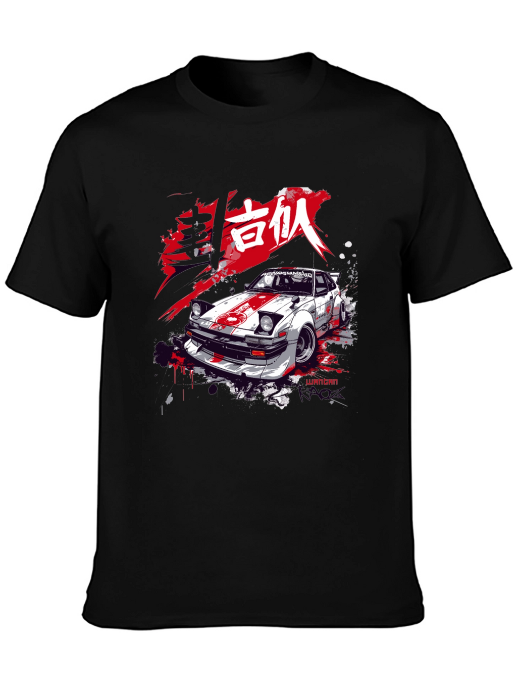 JDM Car Graphic Tee - Black