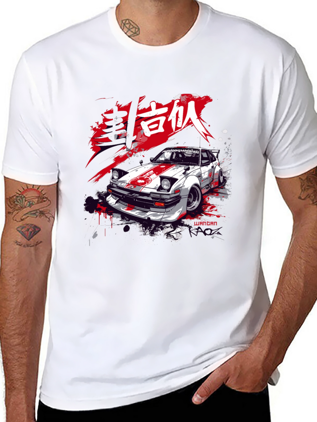 JDM Car Graphic Tee - Black