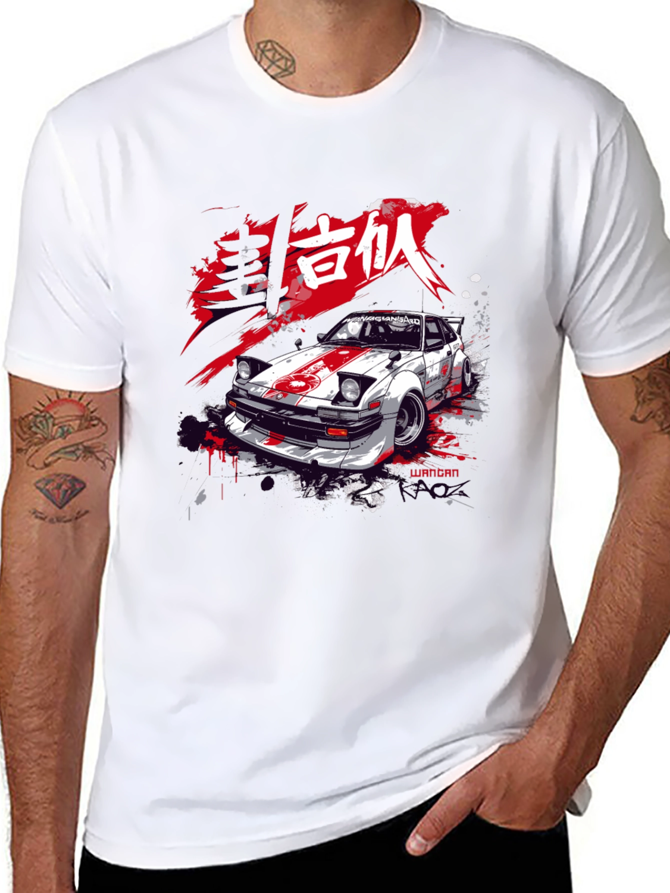 JDM Car Graphic Tee - Black