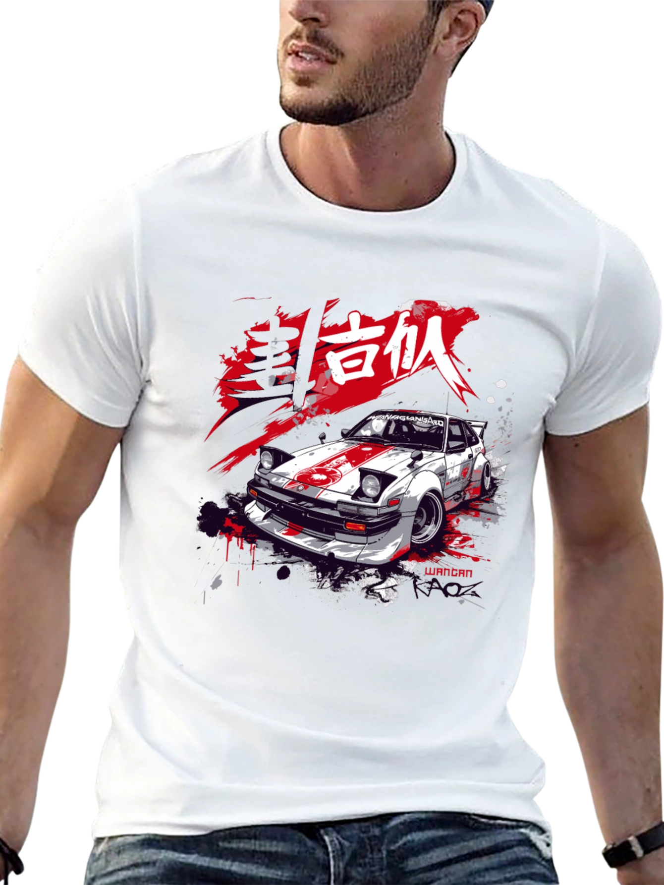 JDM Car Graphic Tee - Black