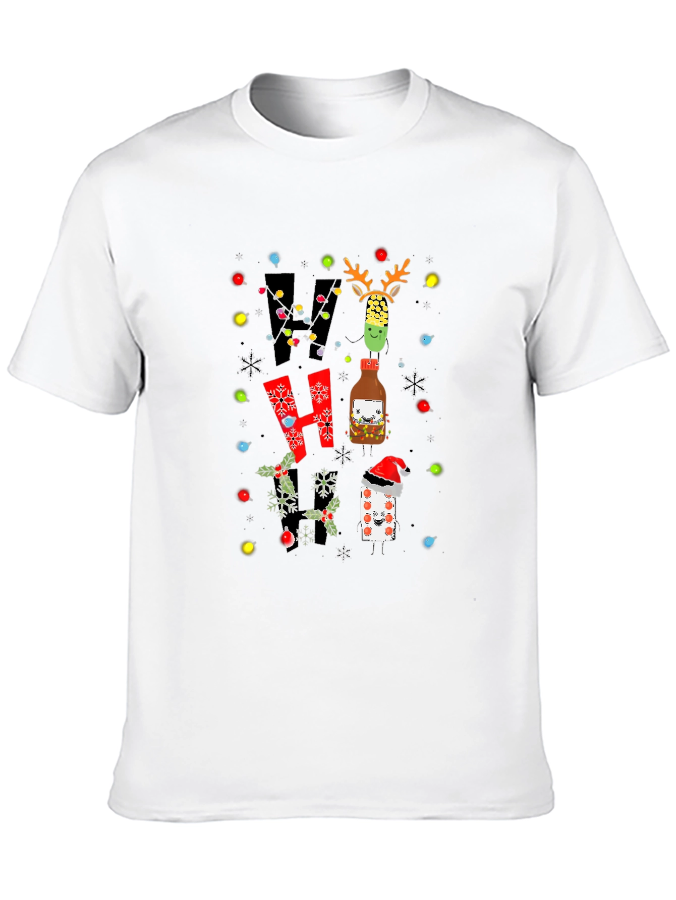 Festive Holiday HO HO HO T-Shirt