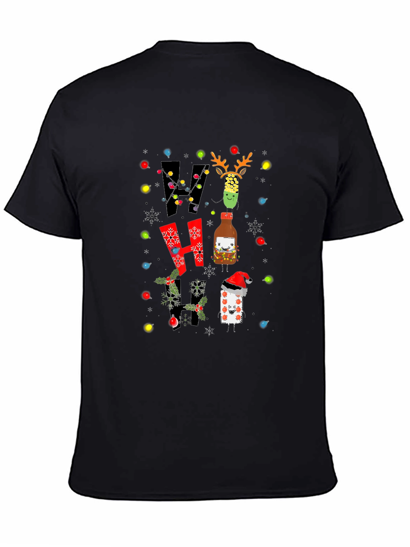 Festive Holiday HO HO HO T-Shirt