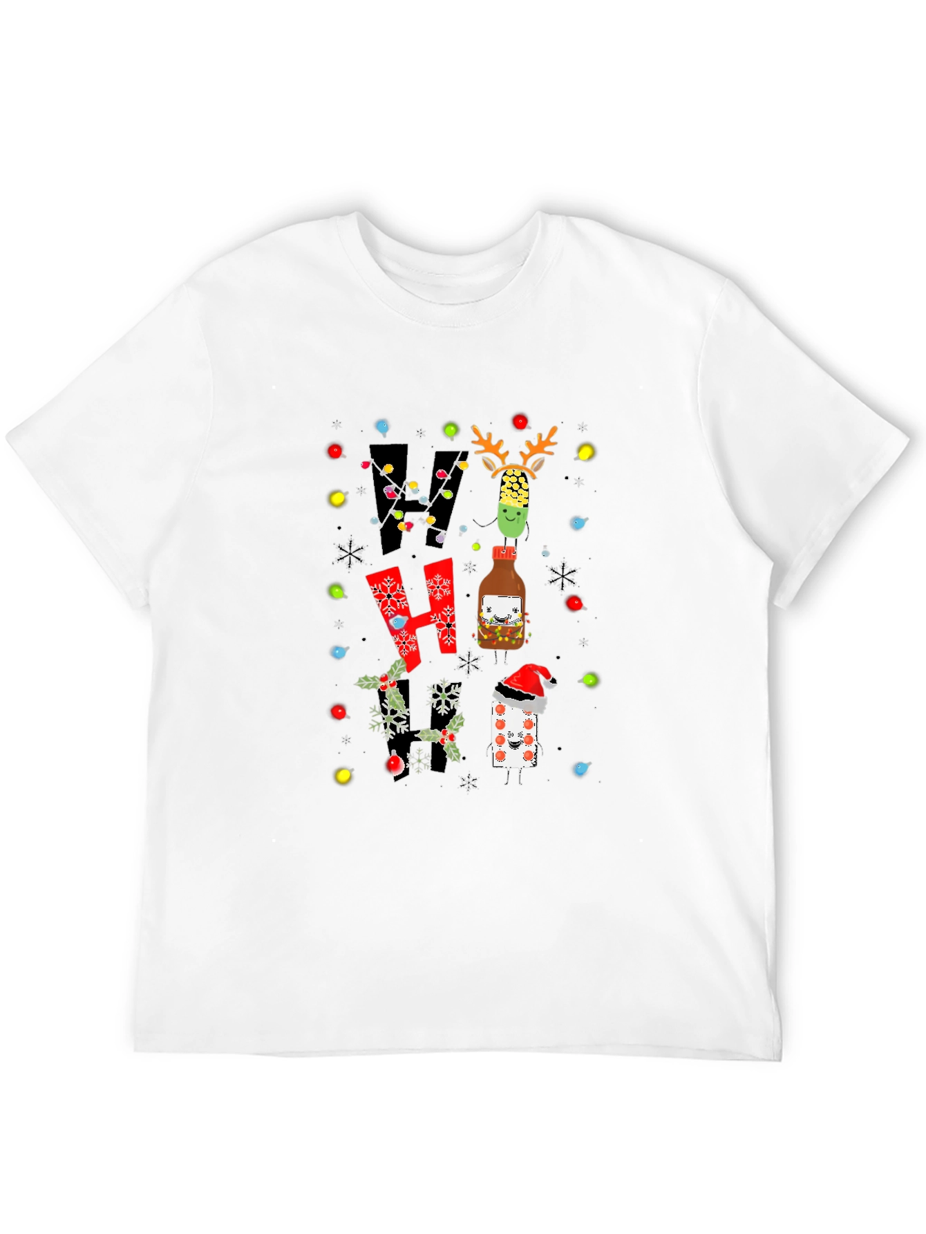 Festive Holiday HO HO HO T-Shirt