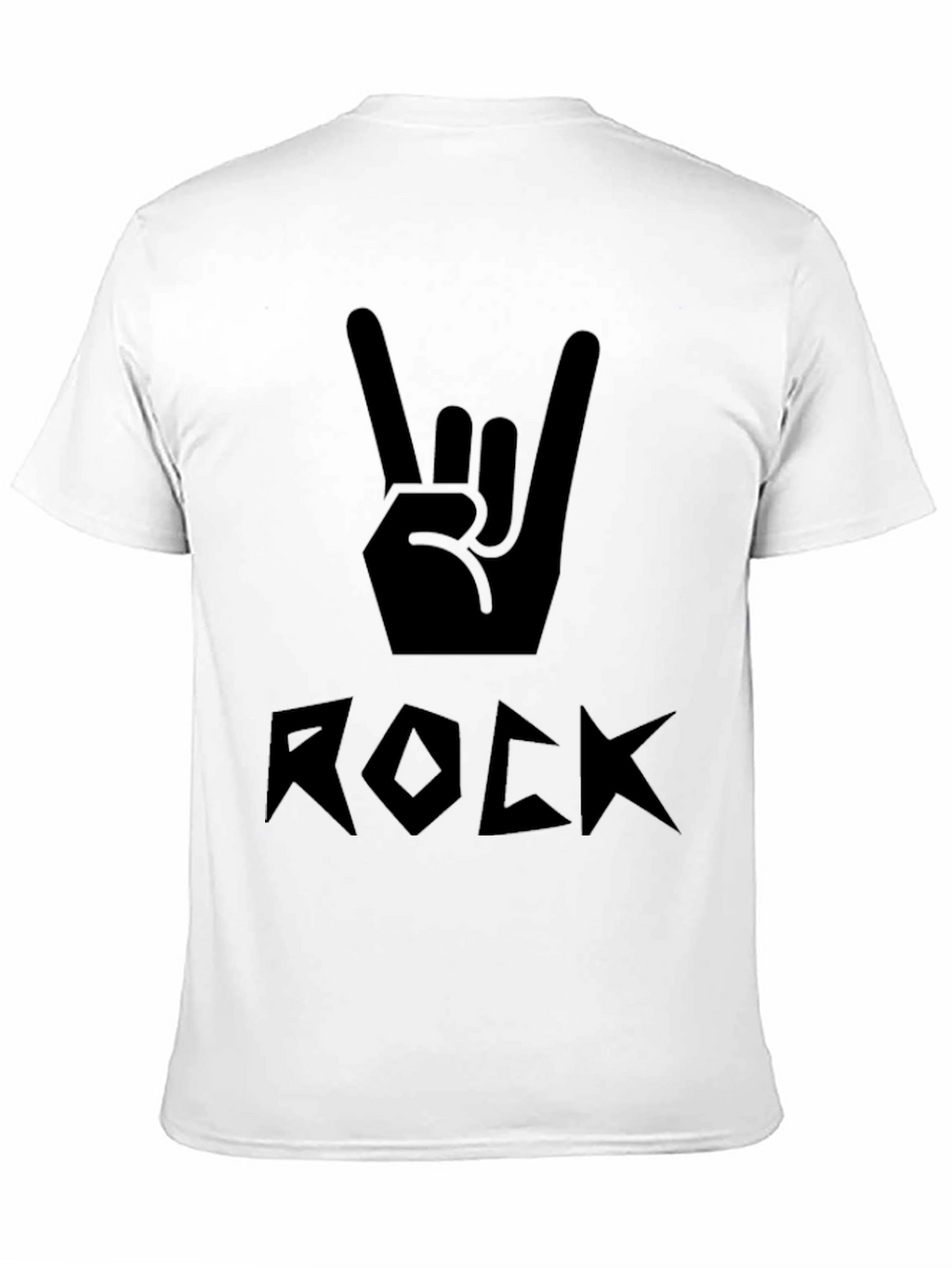 Rock On Black Graphic Tee