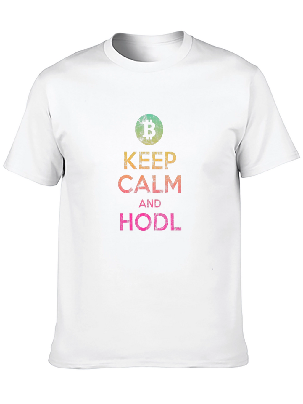 Keep Calm and HODL Bitcoin Crypto T-Shirt