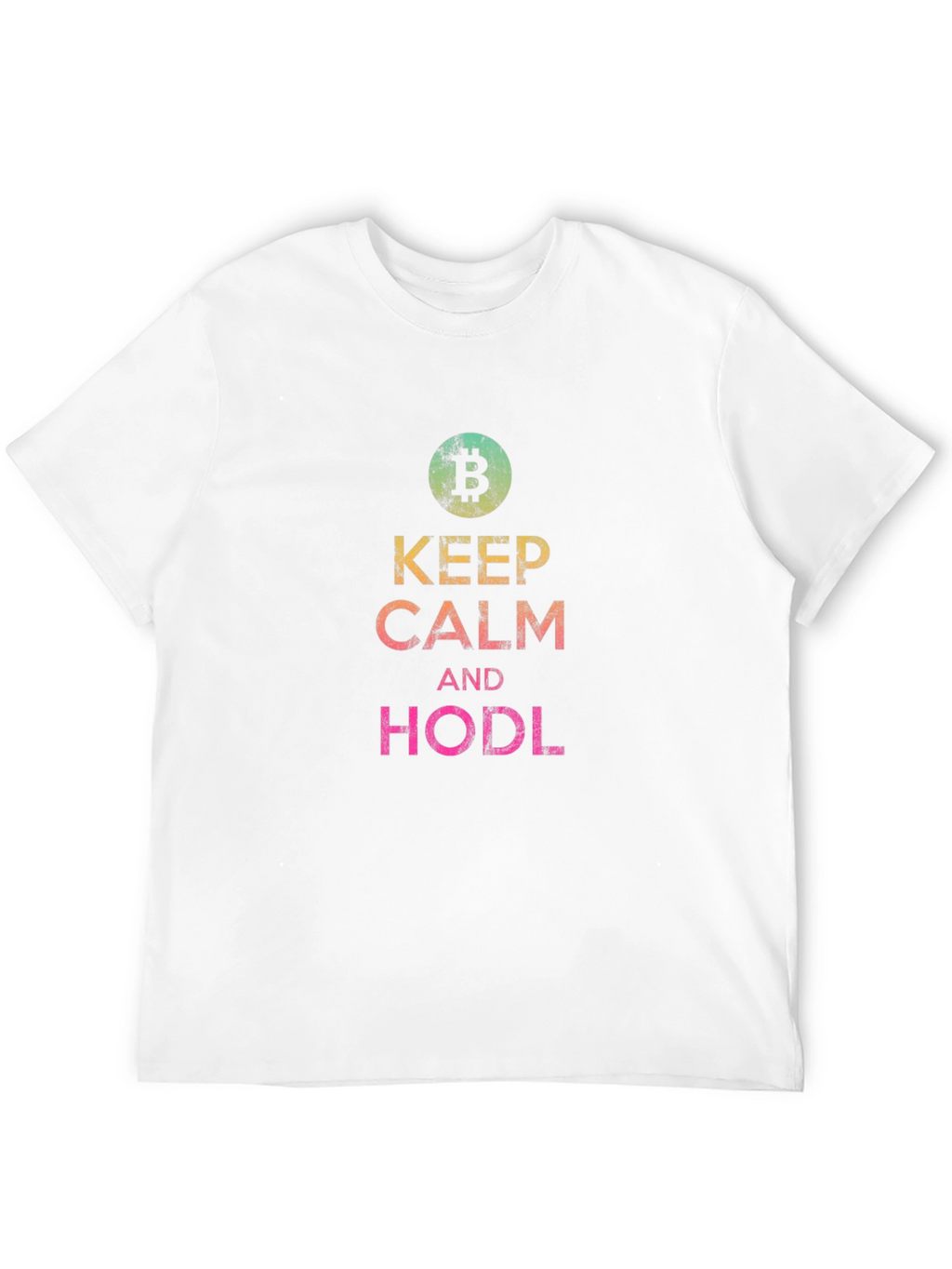 Keep Calm and HODL Bitcoin Crypto T-Shirt