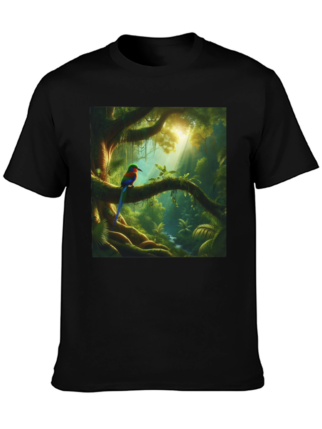 Jungle Bird T-Shirt - Vibrant Nature Tee
