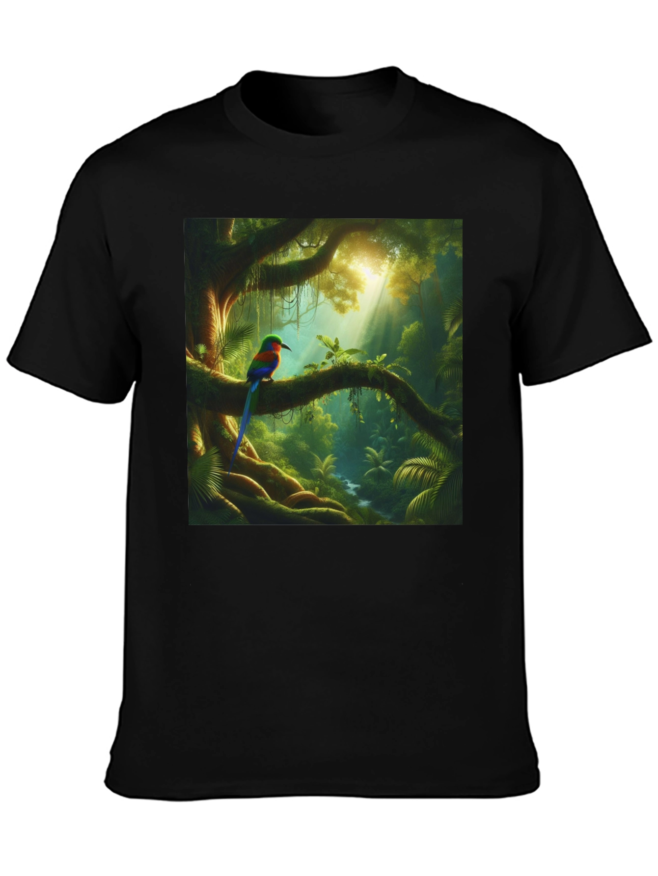 Jungle Bird T-Shirt - Vibrant Nature Tee
