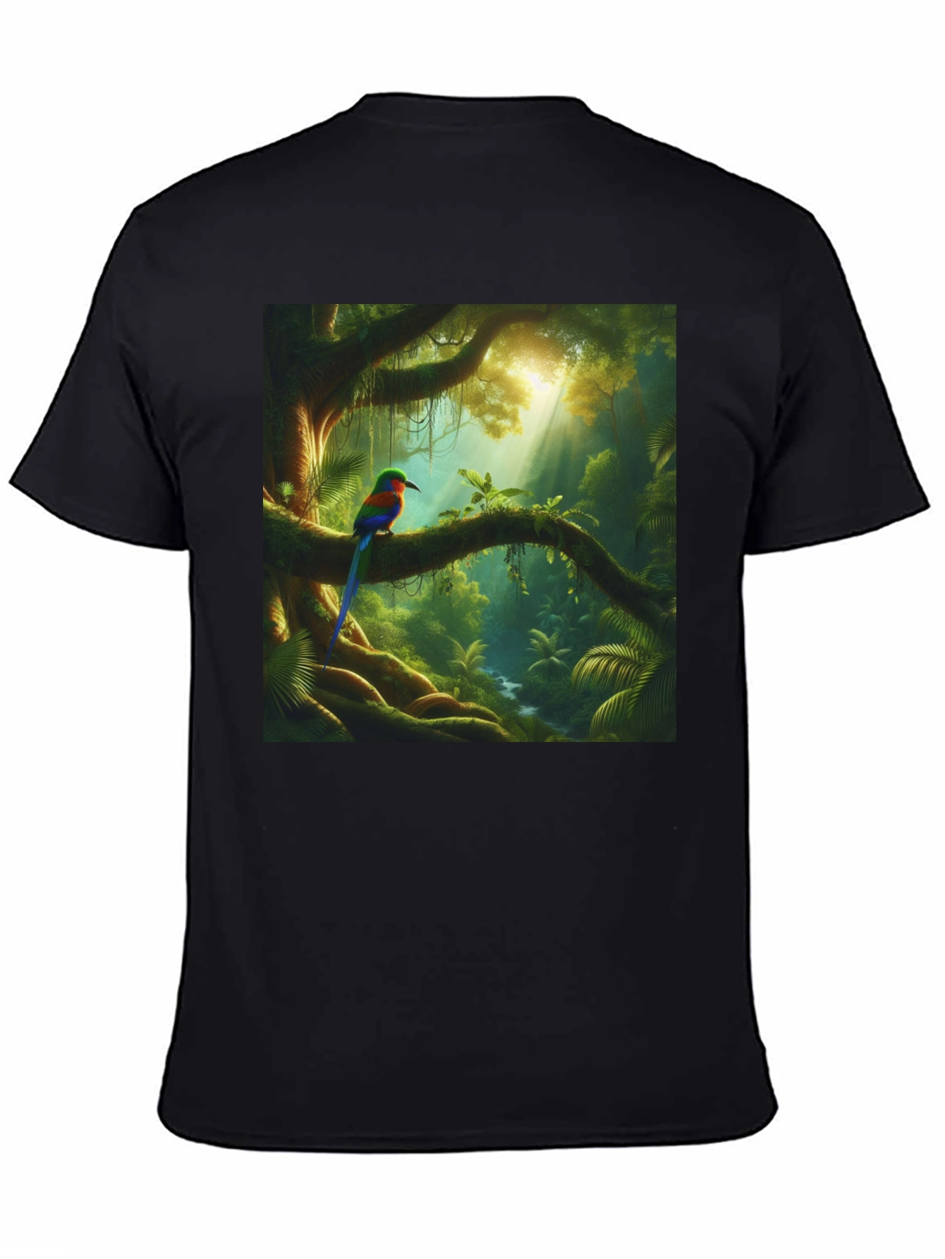 Jungle Bird T-Shirt - Vibrant Nature Tee