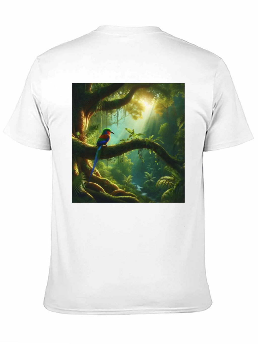 Jungle Bird T-Shirt - Vibrant Nature Tee