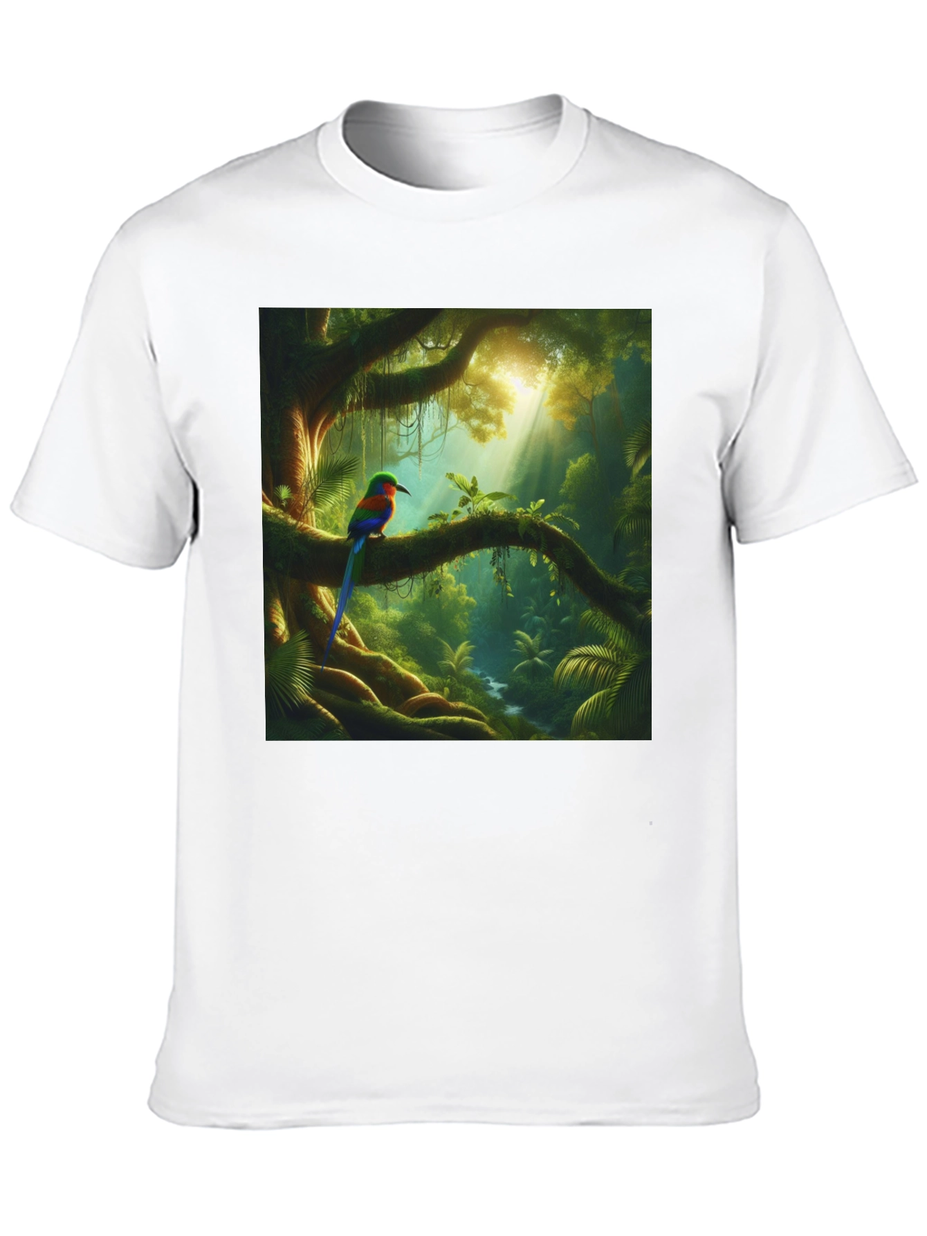 Jungle Bird T-Shirt - Vibrant Nature Tee