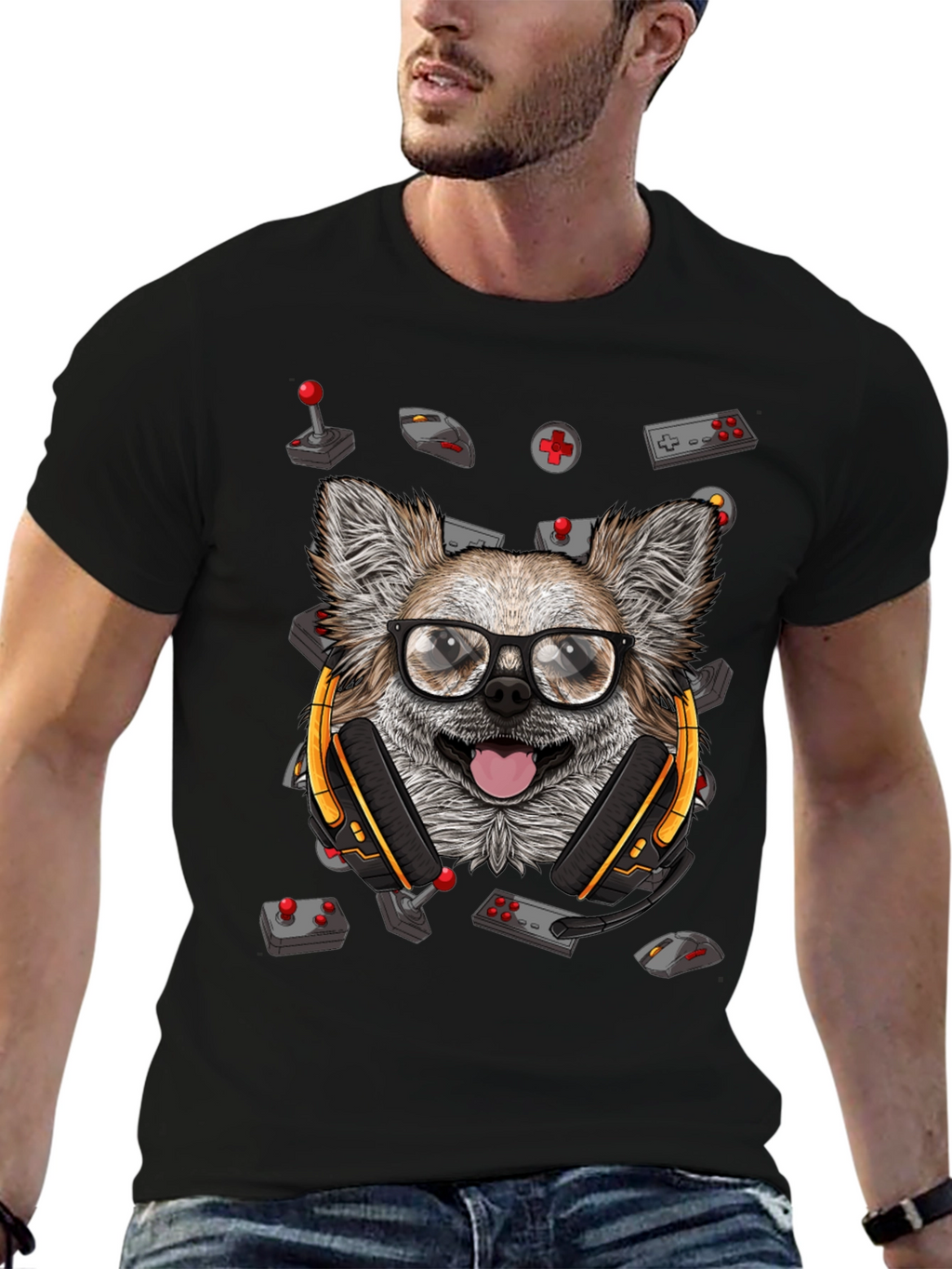 Gamer Dog T-Shirt