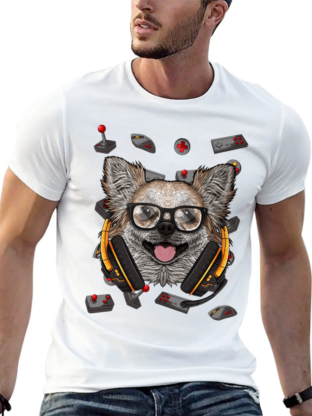 Gamer Dog T-Shirt