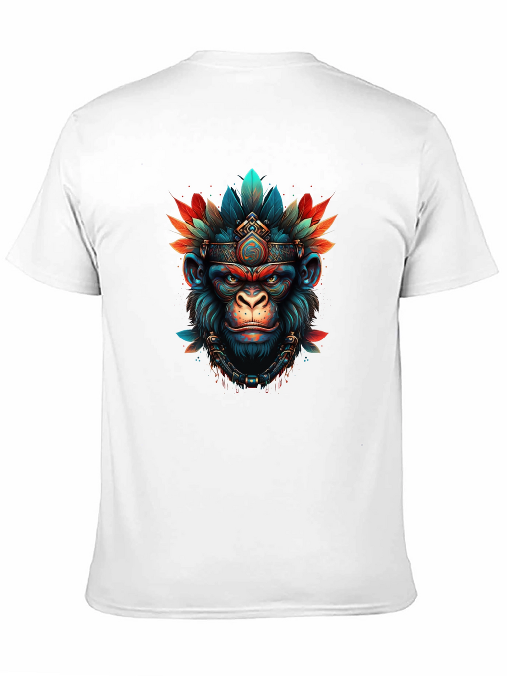 Tribal Monkey T-Shirt - Unique Graphic Tee