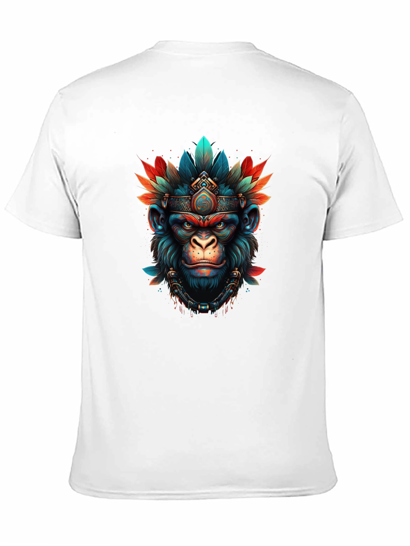 Tribal Monkey T-Shirt - Unique Graphic Tee