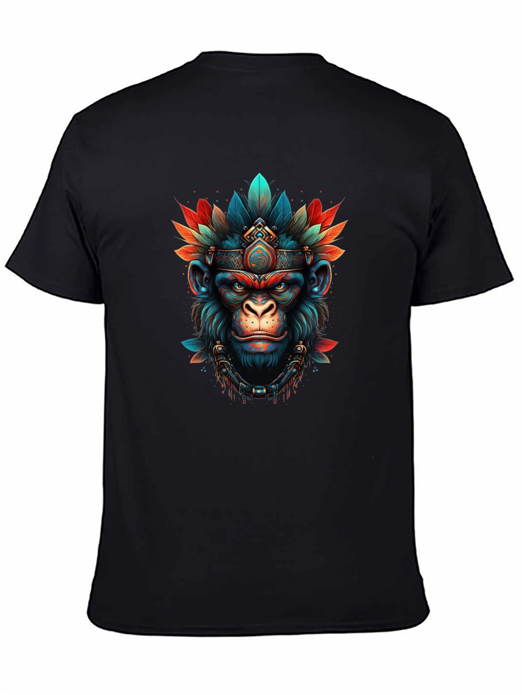 Tribal Monkey T-Shirt - Unique Graphic Tee