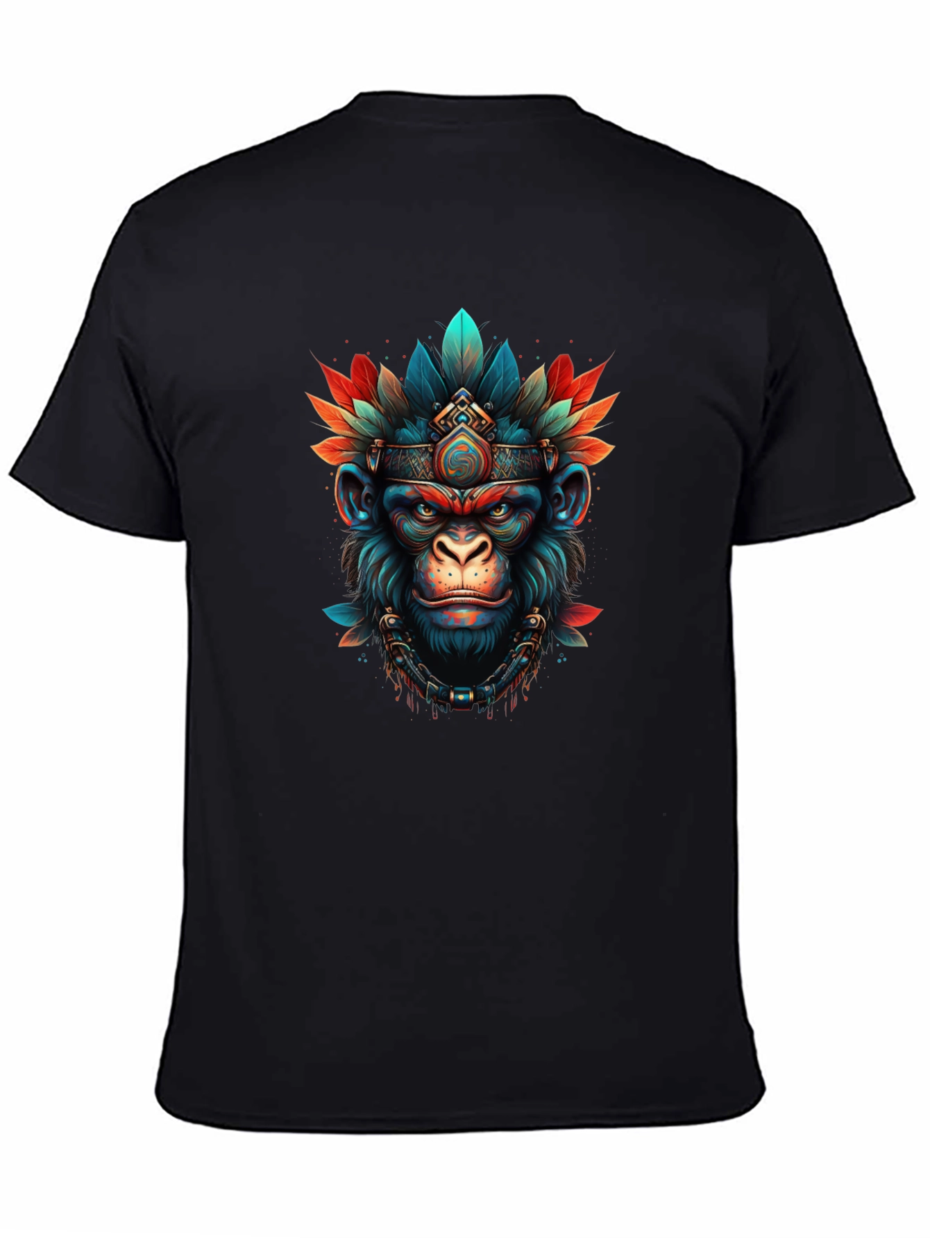 Tribal Monkey T-Shirt - Unique Graphic Tee
