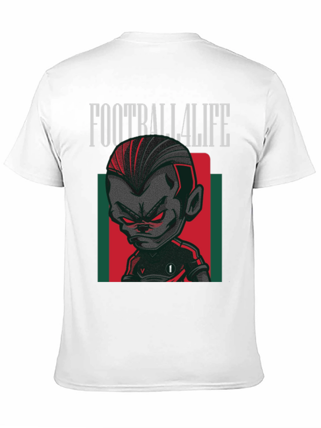 Football4Life Graphic Tee - Black Cotton T-Shirt