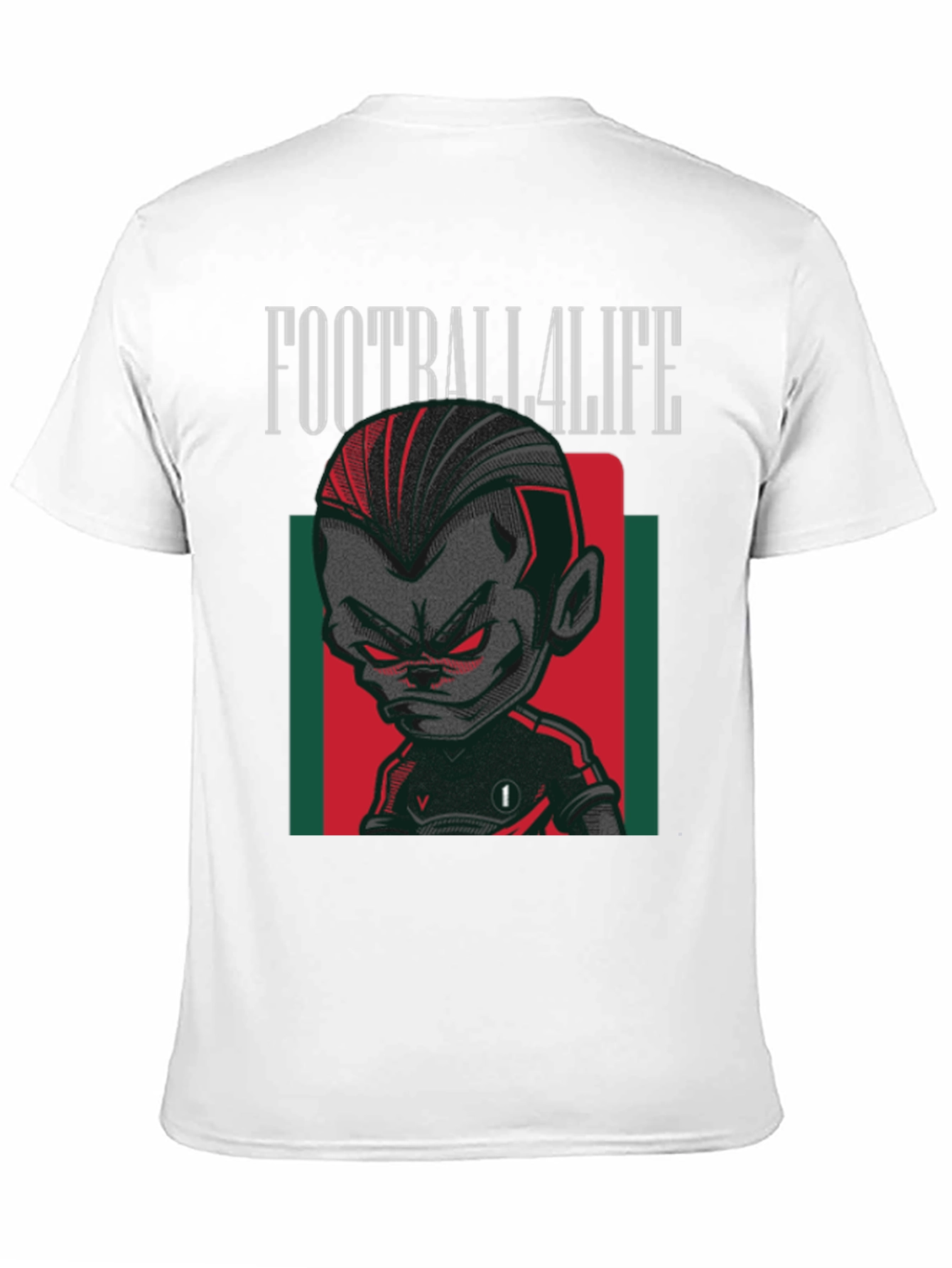 Football4Life Graphic Tee - Black Cotton T-Shirt