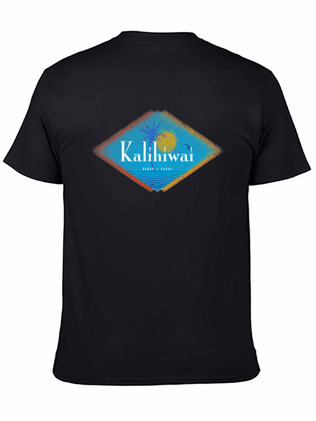 Kalihiwai Beach T-Shirt - Black
