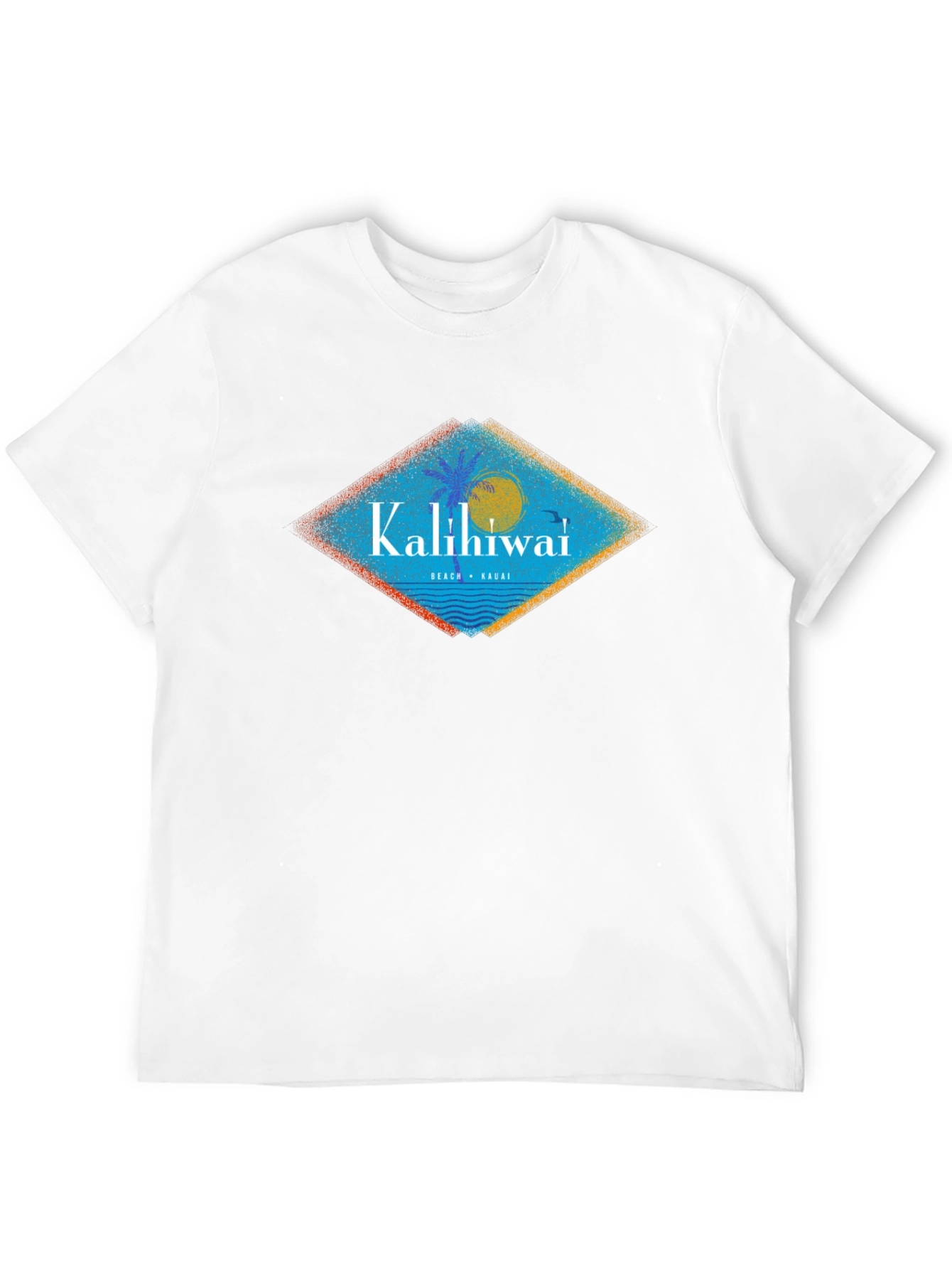 Kalihiwai Beach T-Shirt - Black