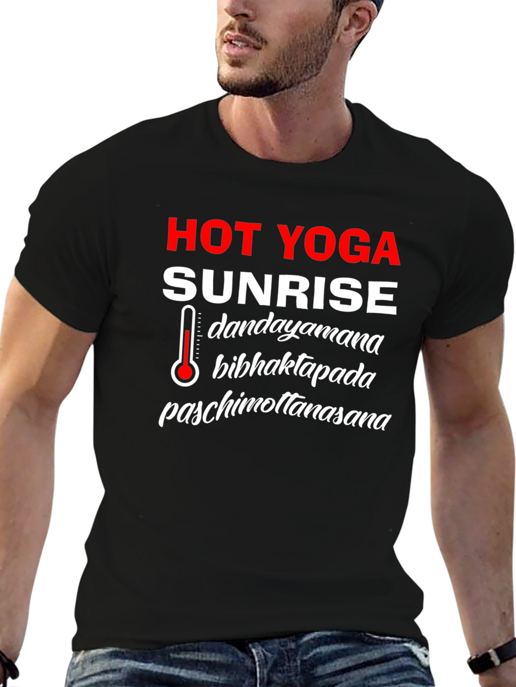 Hot Yoga Sunrise Graphic Tee