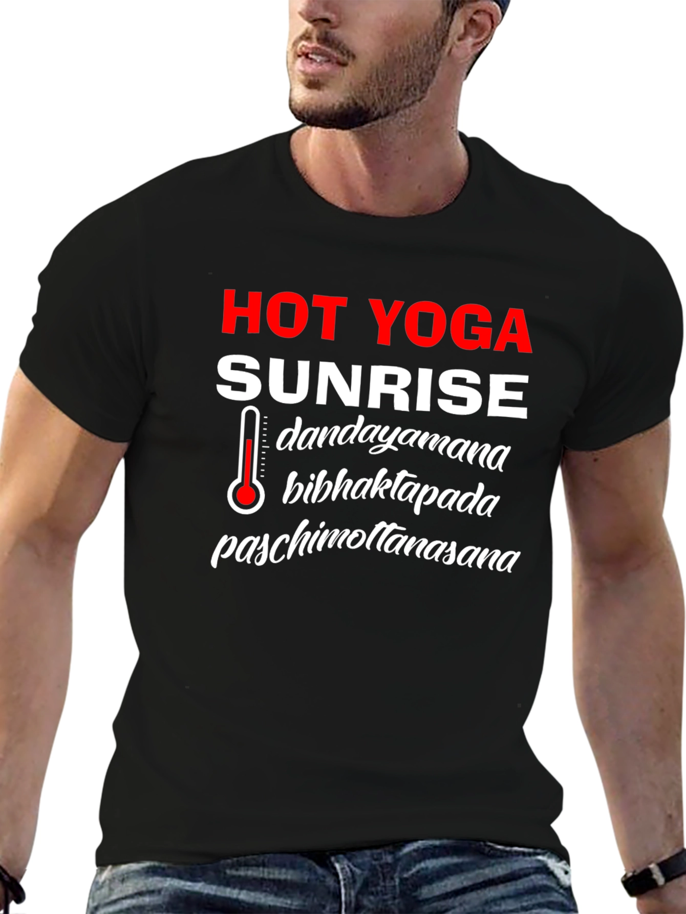 Hot Yoga Sunrise Graphic Tee