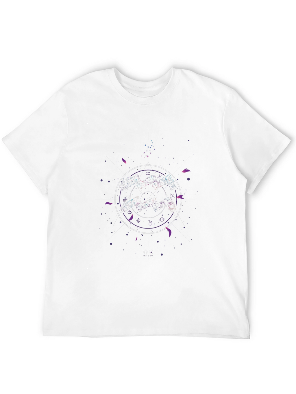 Cosmic Zodiac Black T-Shirt