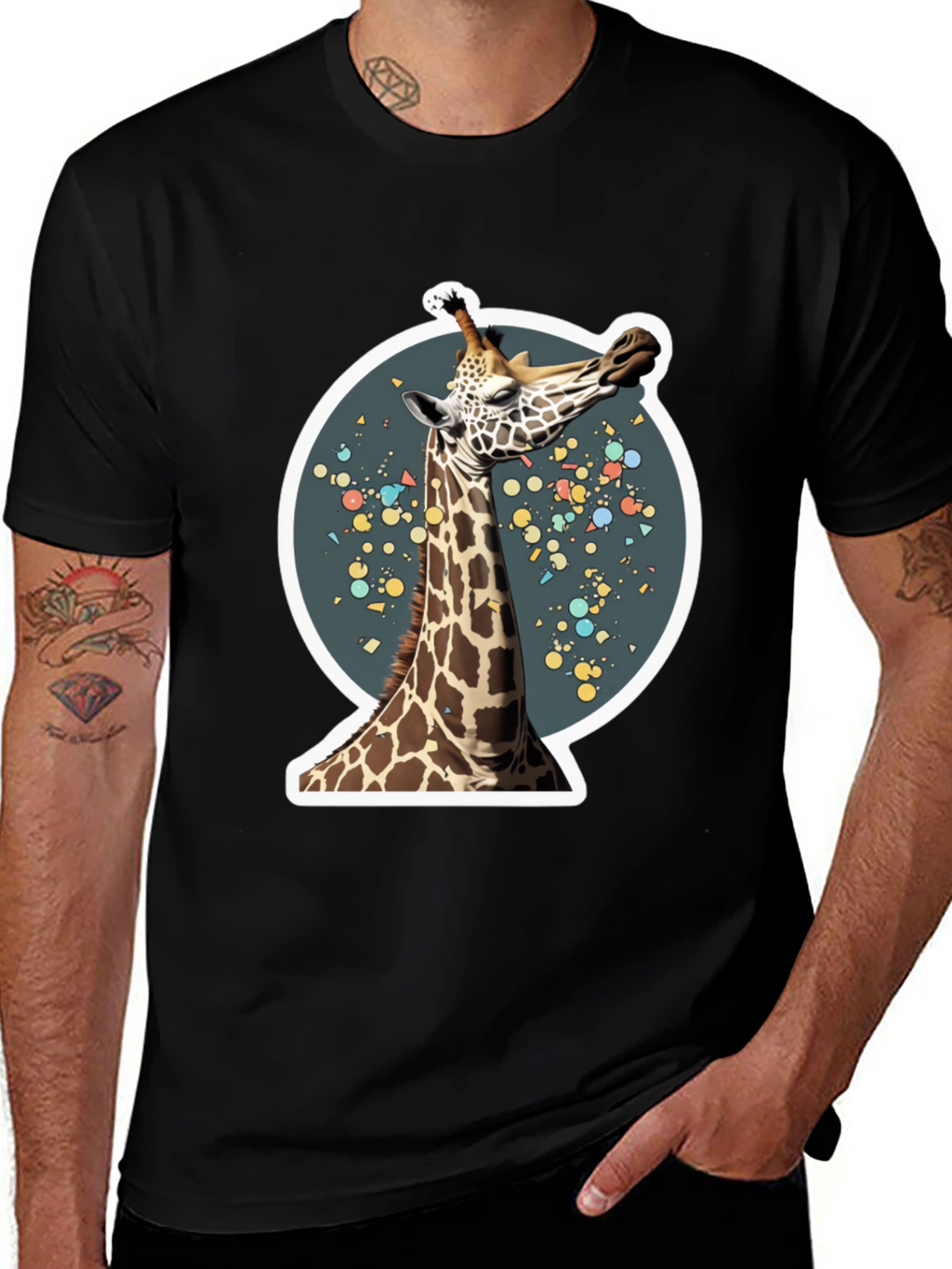 Giraffe Graphic Tee - Unique Animal Lover T-Shirt