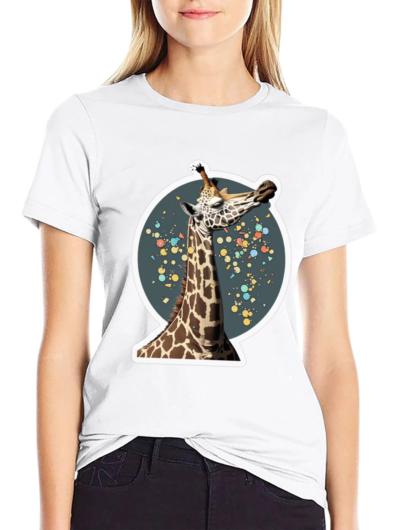 Giraffe Graphic Tee - Unique Animal Lover T-Shirt