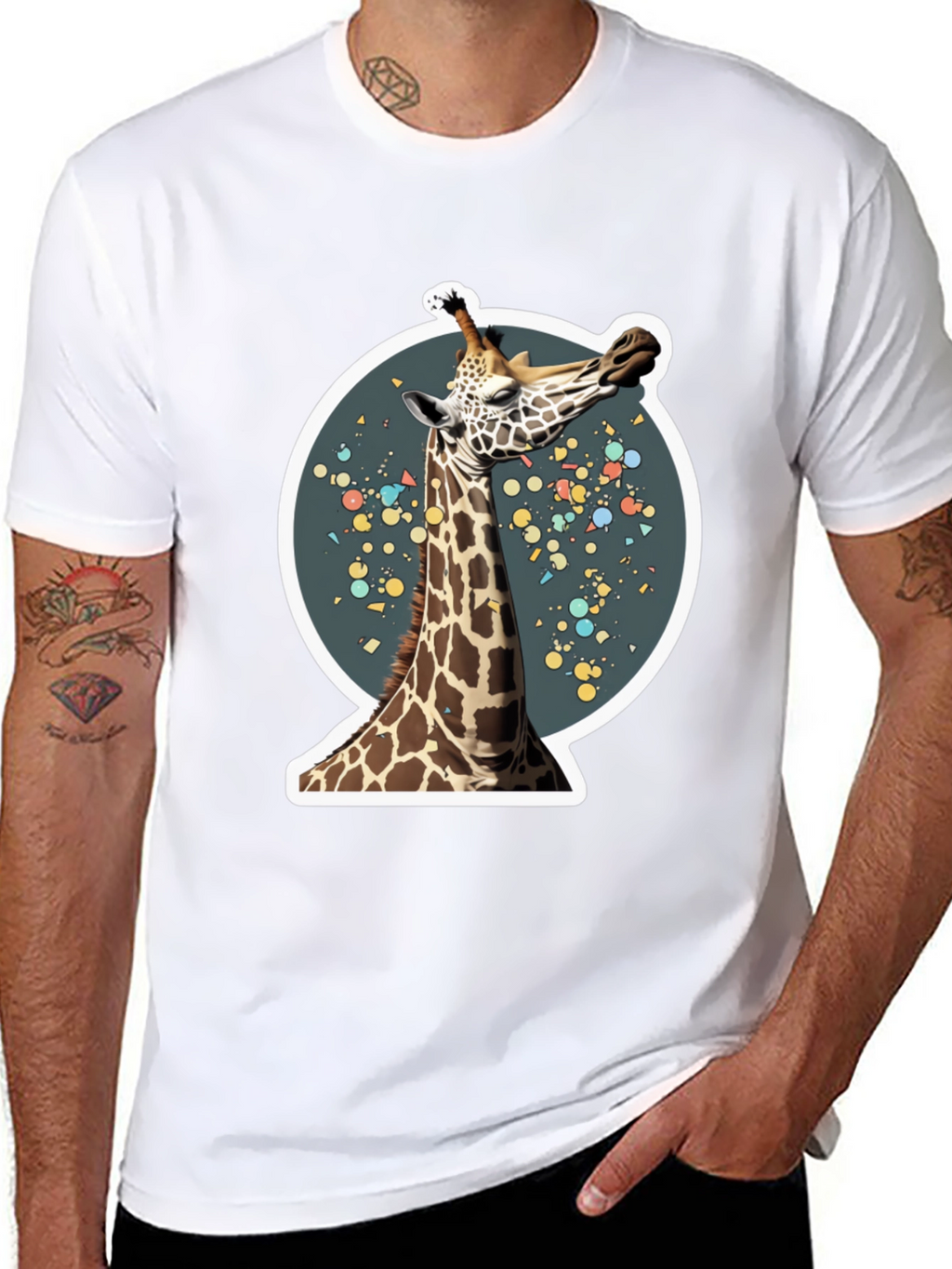 Giraffe Graphic Tee - Unique Animal Lover T-Shirt