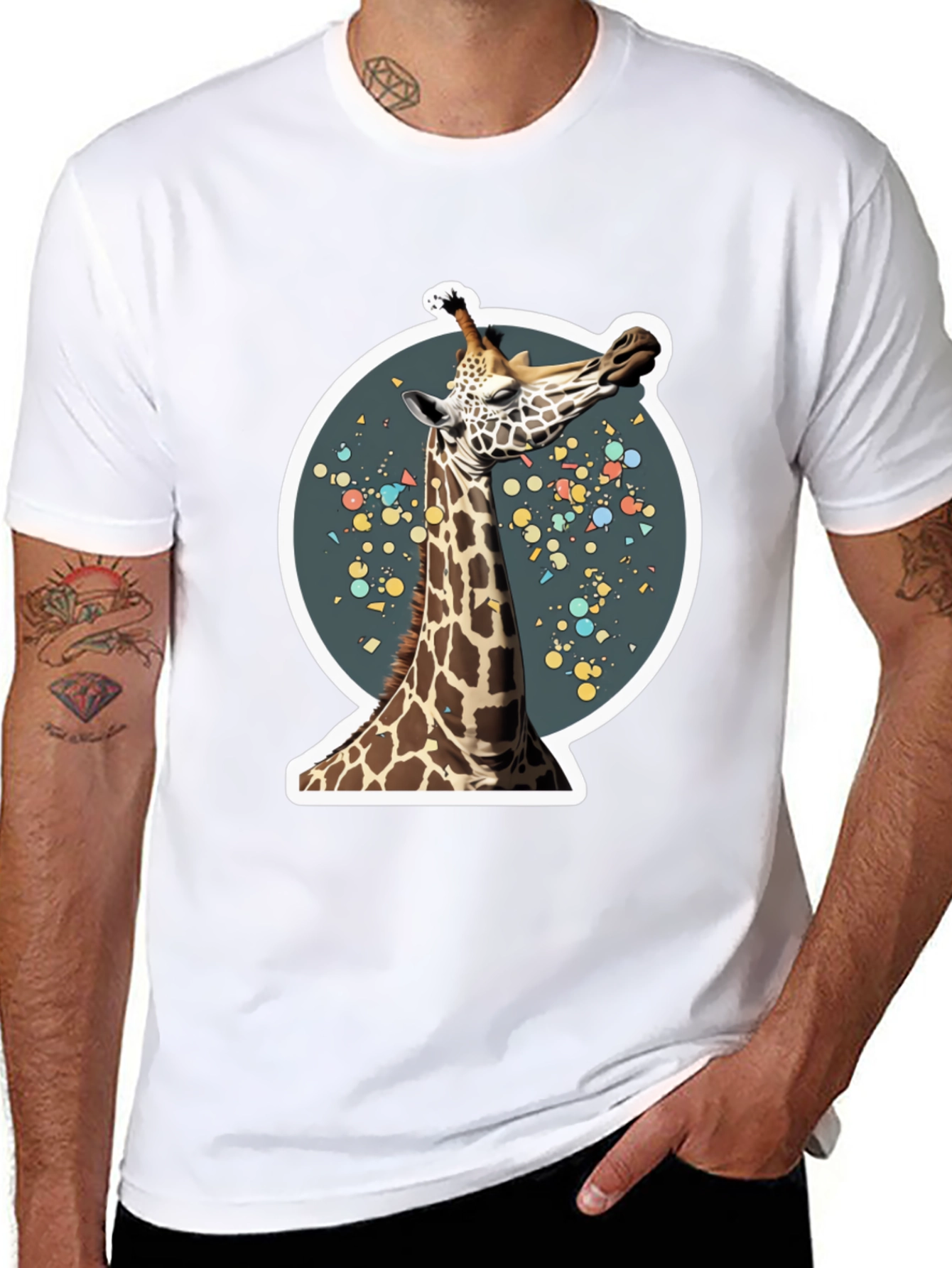 Giraffe Graphic Tee - Unique Animal Lover T-Shirt