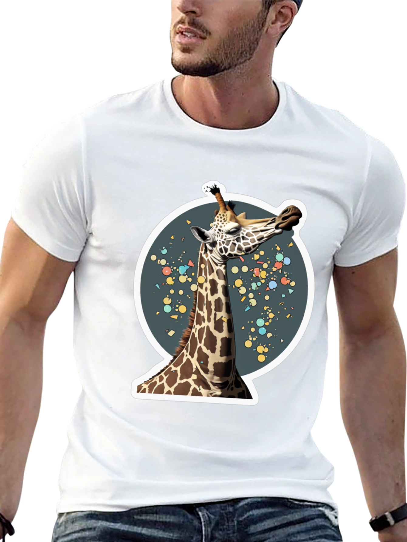 Giraffe Graphic Tee - Unique Animal Lover T-Shirt