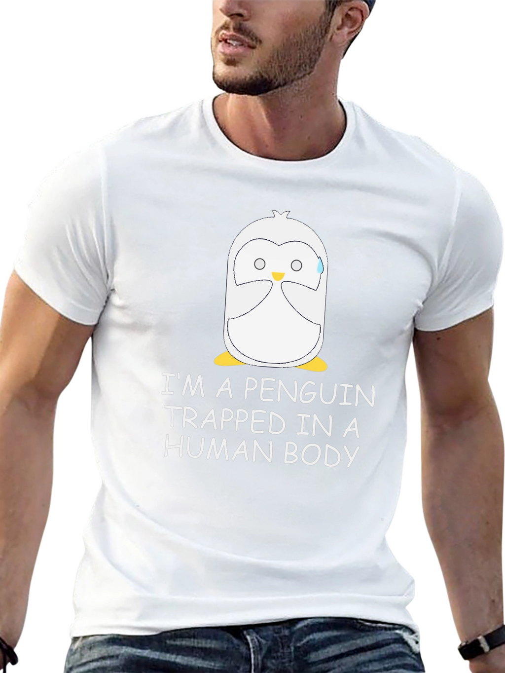Penguin Trapped in a Human Body T-Shirt