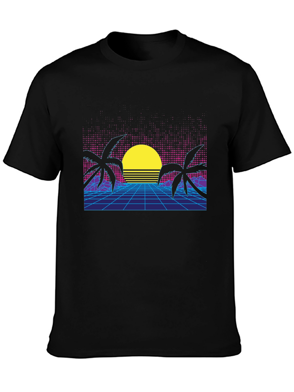 Retro Sunset T-Shirt 80s Style Tee