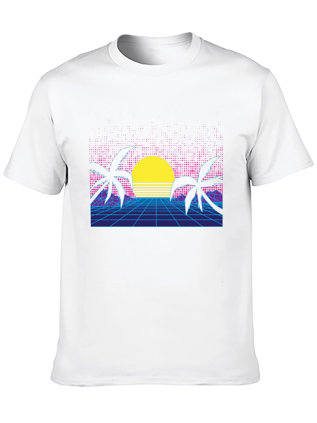 Retro Sunset T-Shirt 80s Style Tee