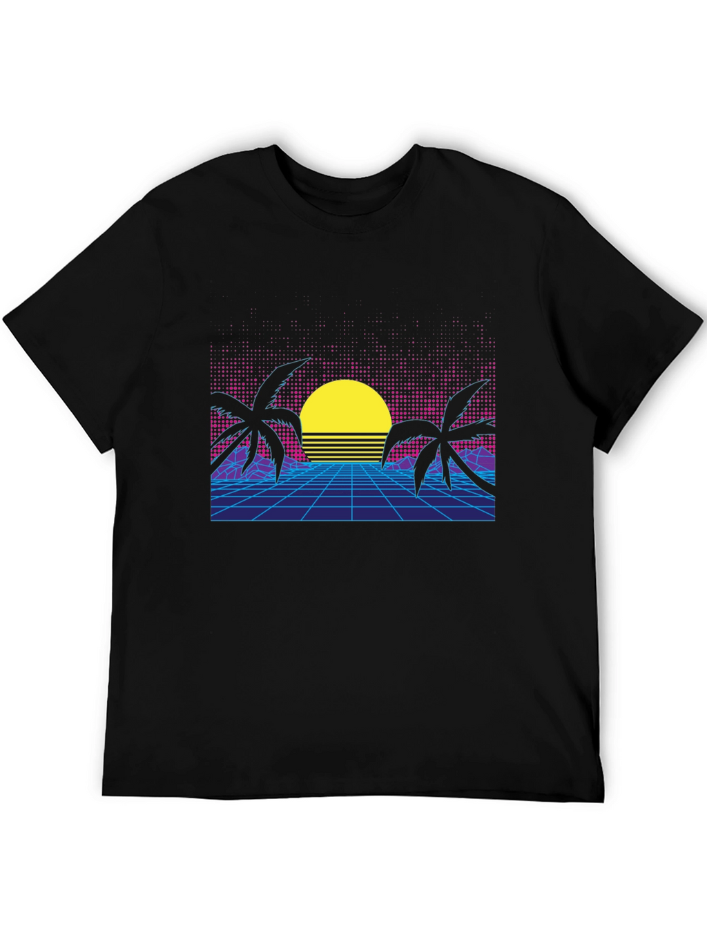 Retro Sunset T-Shirt 80s Style Tee