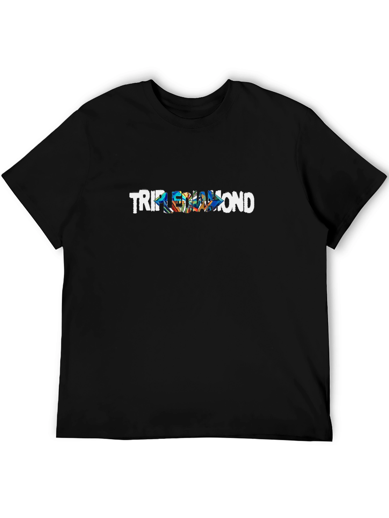 Mens Black TRIP REDIAMOND Graphic T-Shirt