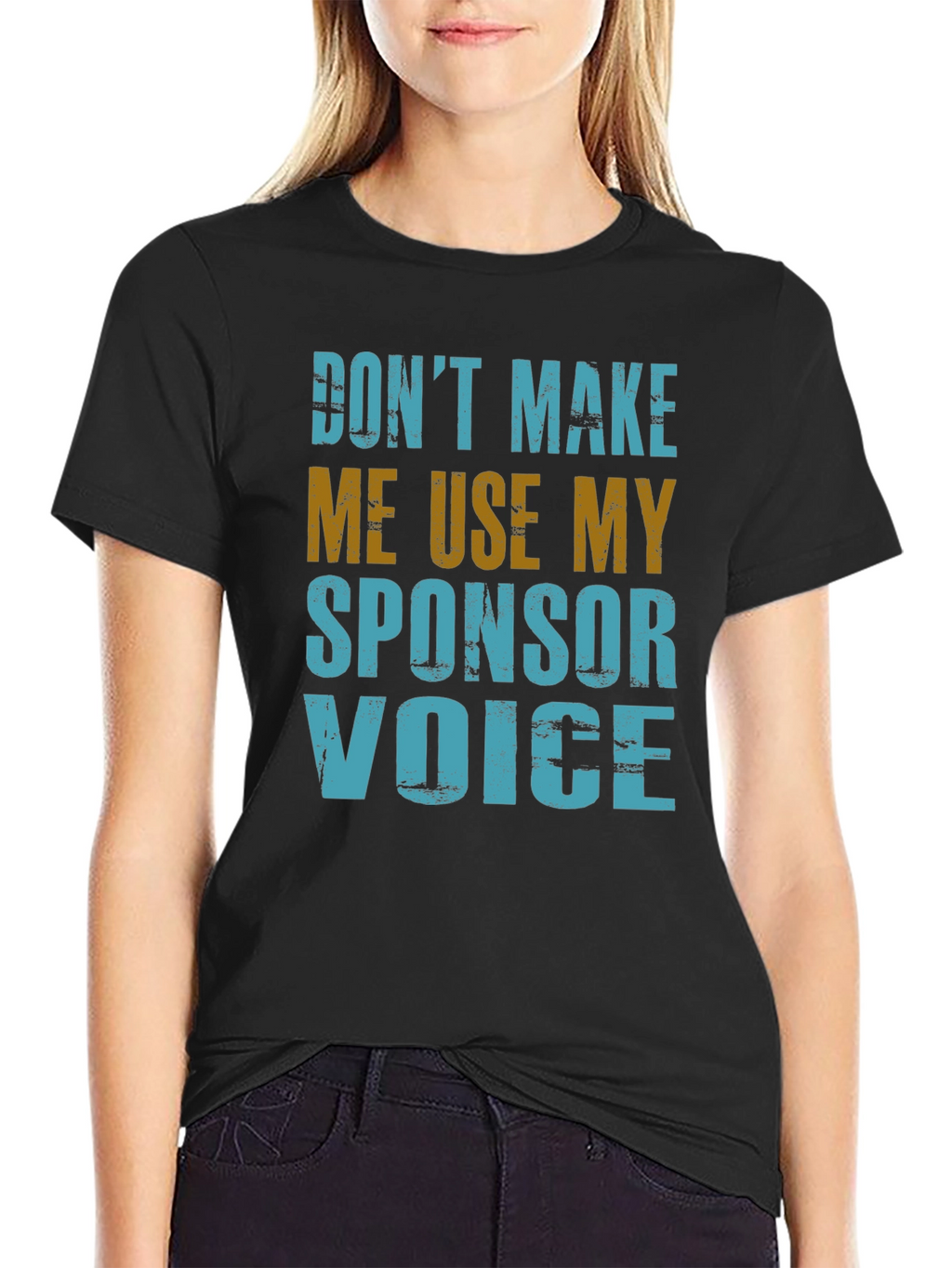 Sponsor Voice T-Shirt - Funny Novelty Graphic Tee