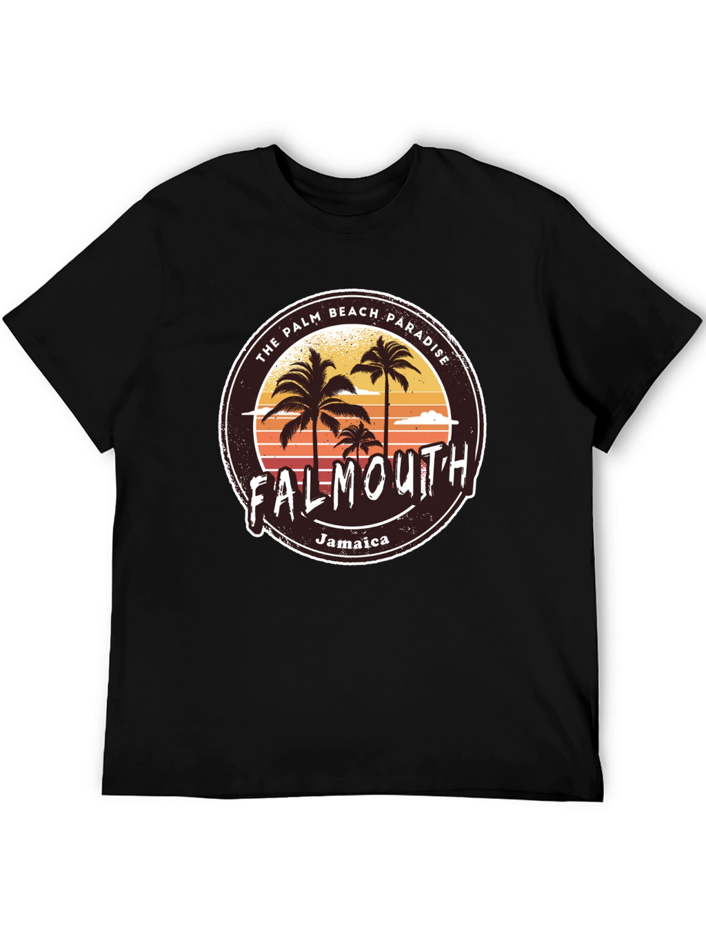Falmouth Jamaica Palm Beach Paradise T-Shirt