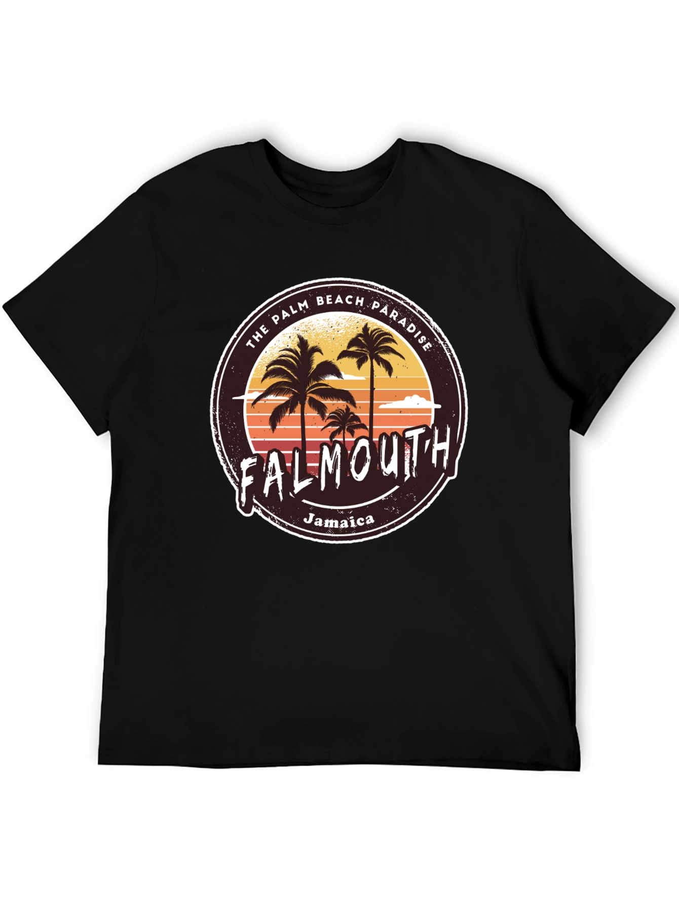 Falmouth Jamaica Palm Beach Paradise T-Shirt