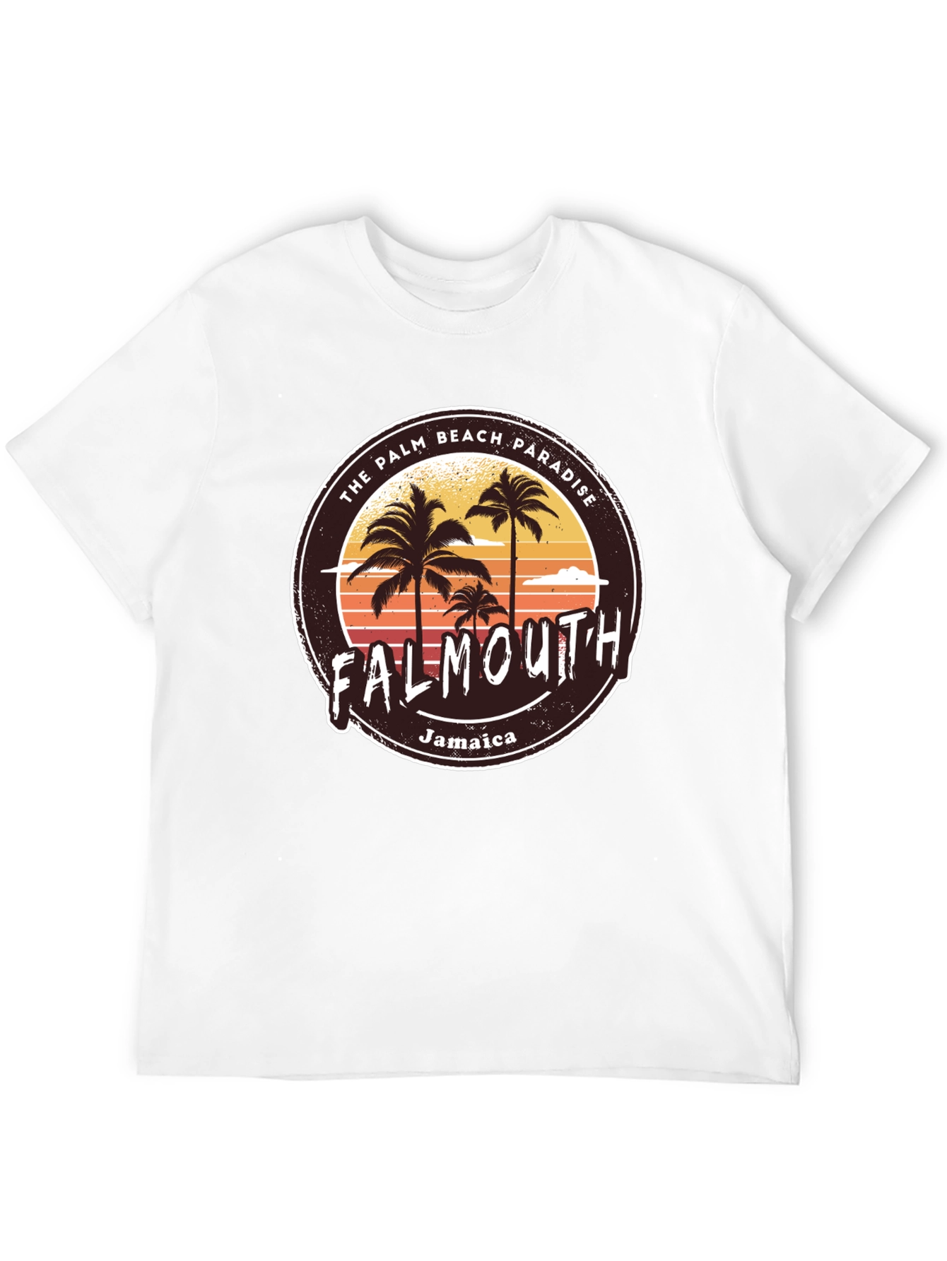 Falmouth Jamaica Palm Beach Paradise T-Shirt