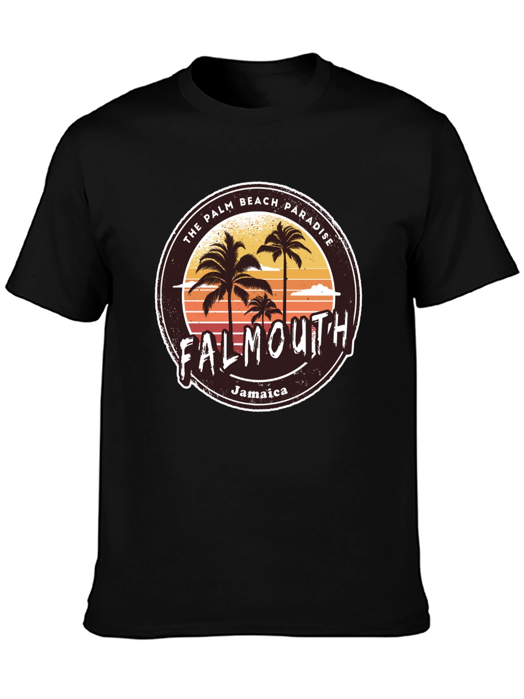Falmouth Jamaica Palm Beach Paradise T-Shirt